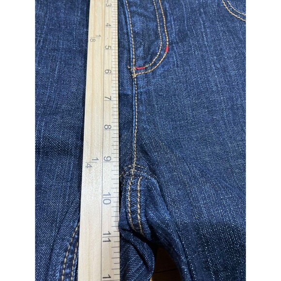 Tommy Hilfiger Jeans Womens Size 6 Mid Rise Straight Denim Unhemmed Y2K - Picture 7 of 7